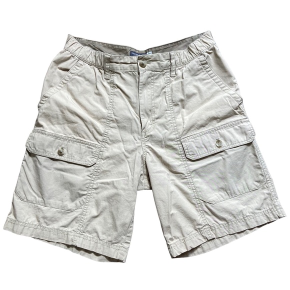 Van Heusen Other - Van Heusen Traveler Khaki Classic Cargo Shorts Size 30